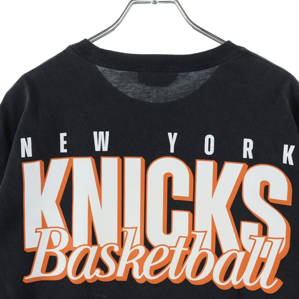 KITH(キス) New York Knicks Classic Vintage Tee ニューヨーク ニックス クルーネック半袖Tシャツ ブラック KHM032928