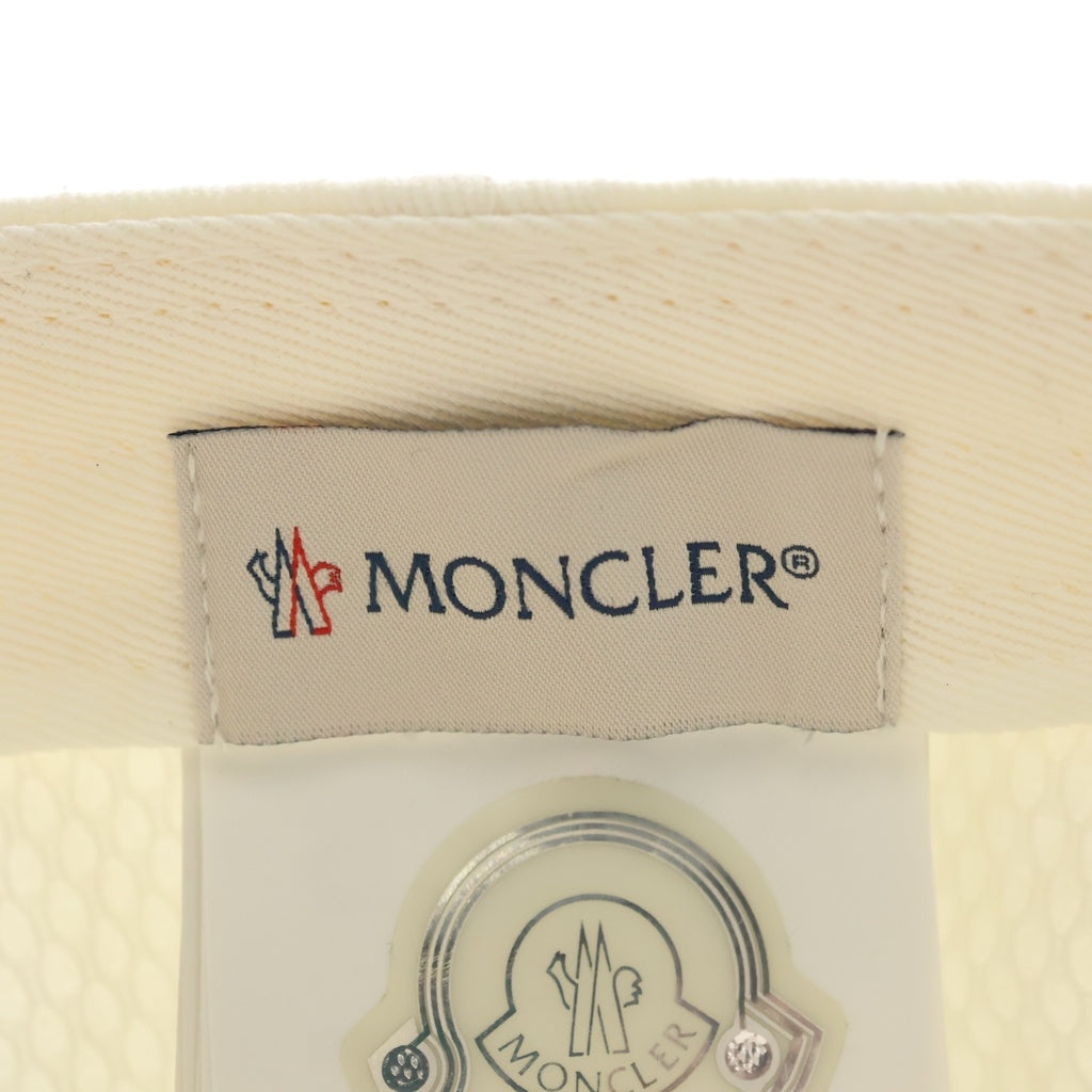 MONCLER(モンクレール) 19SS BERRETTO BASEBALL CAP ベレット ベースボールキャップ ホワイト E10930091750 V0006