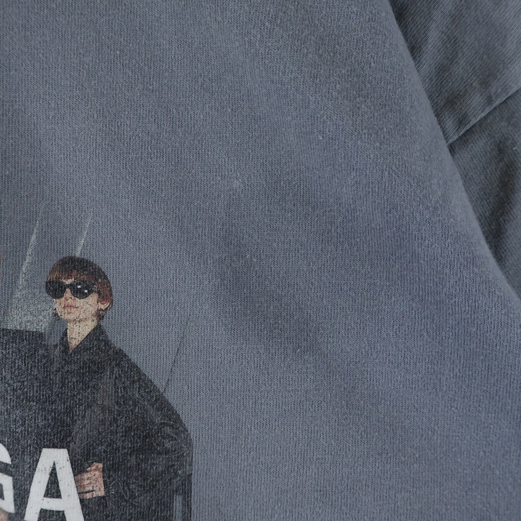 BALENCIAGA(バレンシアガ) リアルバレンシアガ フロント クルーネック 半袖Tシャツ グレー 612965 TIV47