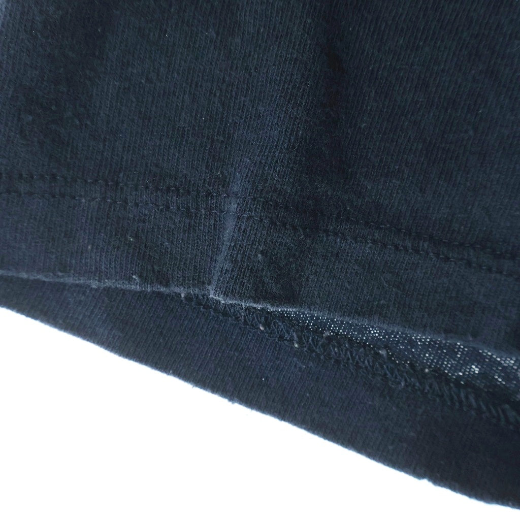 SAINT LAURENT PARIS(サンローランパリ) 21AW フロントリーグプリント クルーネック 半袖Tシャツ ネイビー 668815 YB2UH