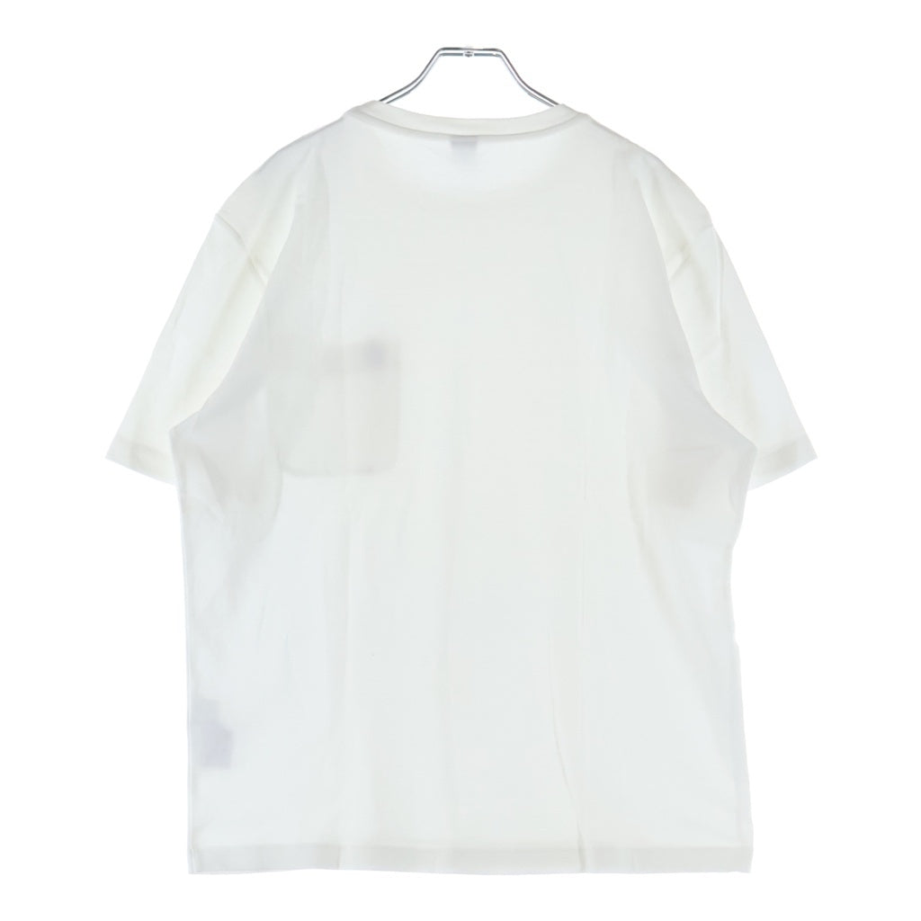 Berluti(ベルルッティ) ポケットレザーディティール クルーネック 半袖Tシャツ ホワイト R29JRS160JAEK