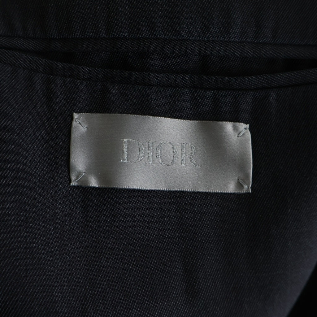 DIOR(ディオール) CDロゴ ダブルジップアップジャケット ブルゾン グレー 193C243C6052