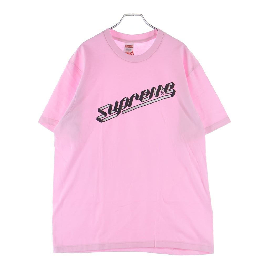 SUPREME(シュプリーム) 23AW Banner S/S TEE バナー 半袖 クルーネック Tシャツ ピンク