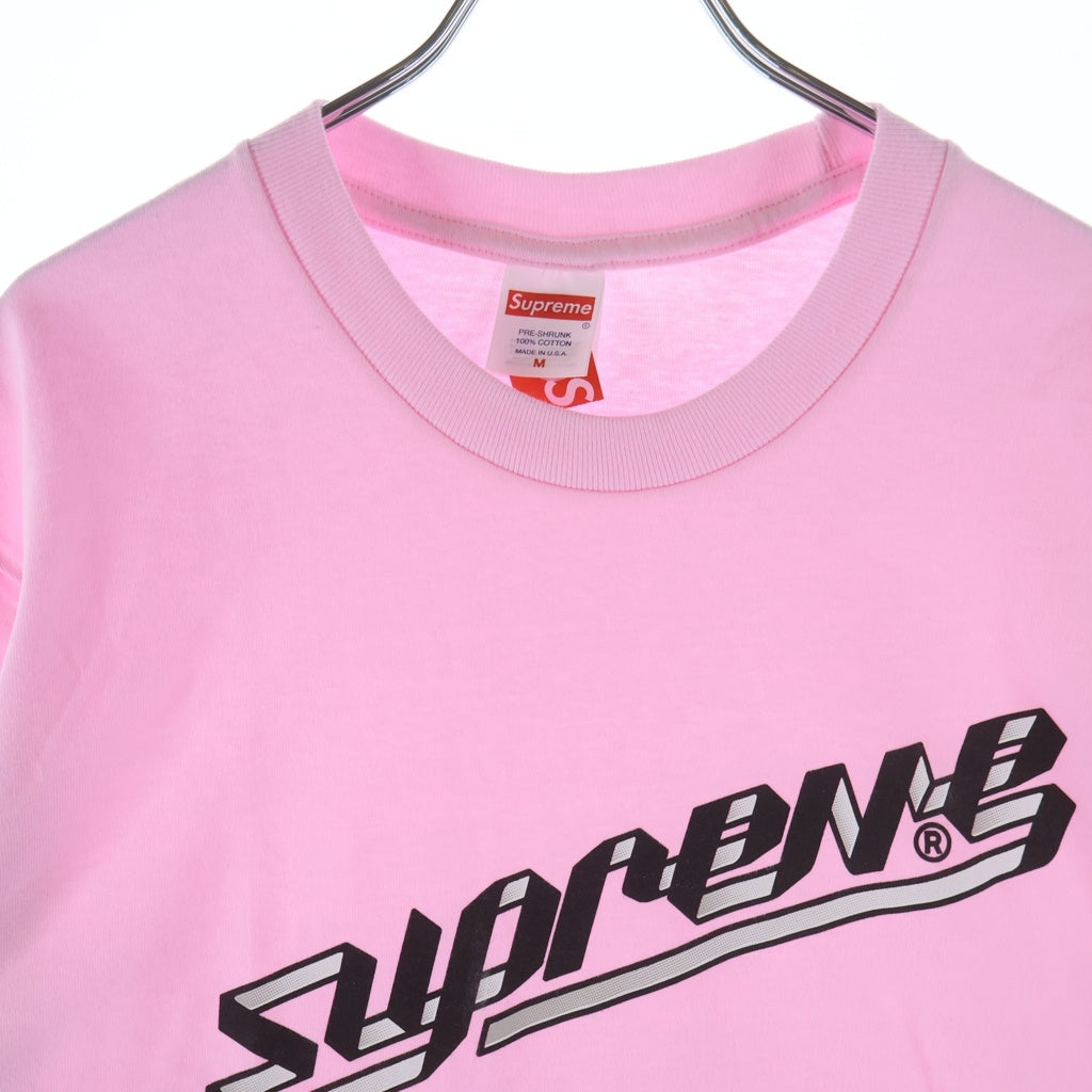 SUPREME(シュプリーム) 23AW Banner S/S TEE バナー 半袖 クルーネック Tシャツ ピンク