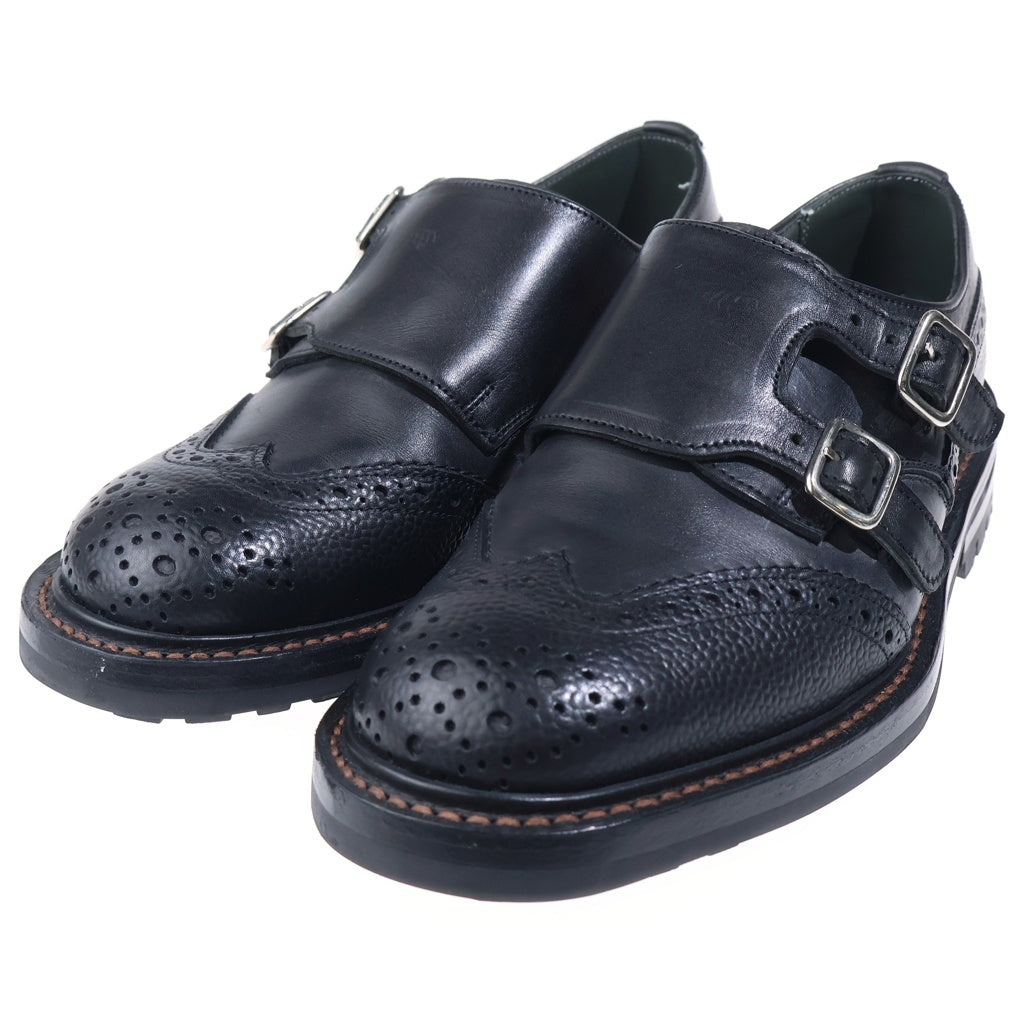 Tricker's(トリッカーズ) ダブルモンクシューズ レザーシューズ ドレスシューズ ブラック 7780