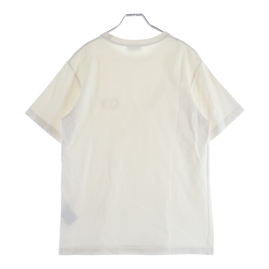 DIOR(ディオール) CD ICON 刺繍ロゴ クルーネック半袖Tシャツ ショートスリーブカットソー ホワイト 943J605A0554