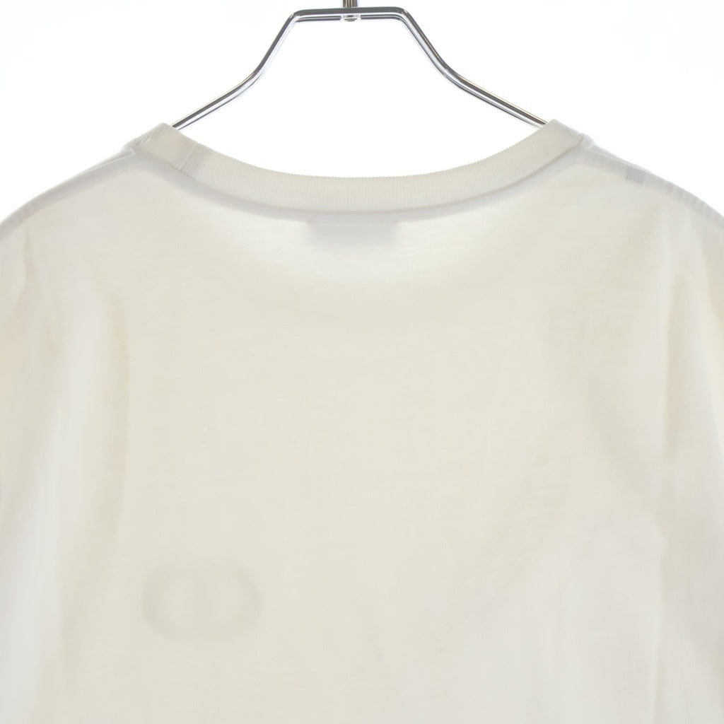 DIOR(ディオール) CD ICON 刺繍ロゴ クルーネック半袖Tシャツ ショートスリーブカットソー ホワイト 943J605A0554