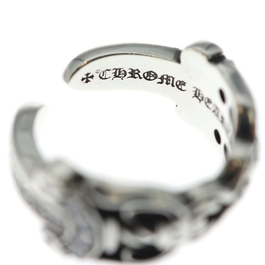 CHROME HEARTS(クロムハーツ) DBL DAGGER OPEN P/D ダブルダガー オープン PAVEダイヤ リング シルバー