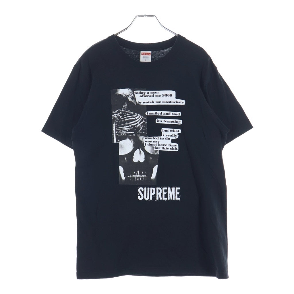 SUPREME(シュプリーム) 25SS Anatomy Tee フロントプリント クルーネック 半袖Tシャツ ブラック