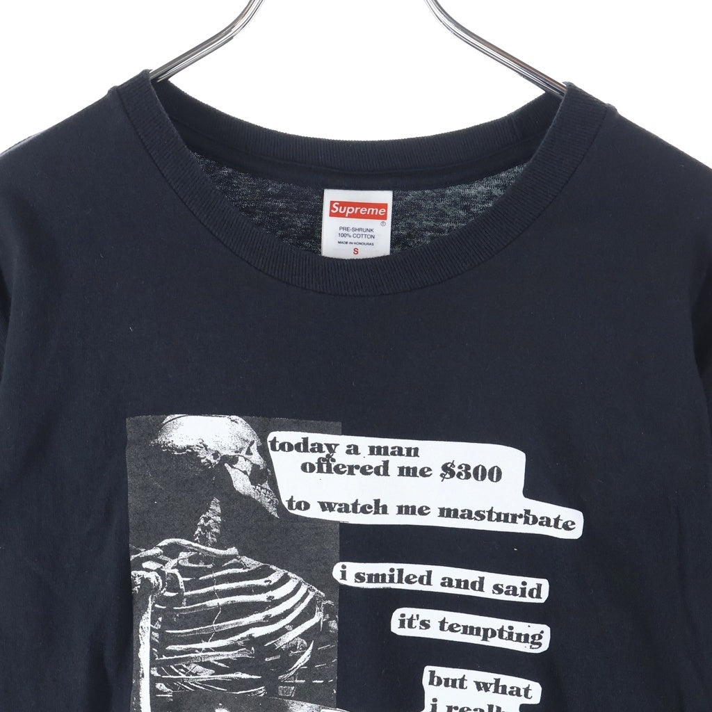 SUPREME(シュプリーム) 25SS Anatomy Tee フロントプリント クルーネック 半袖Tシャツ ブラック