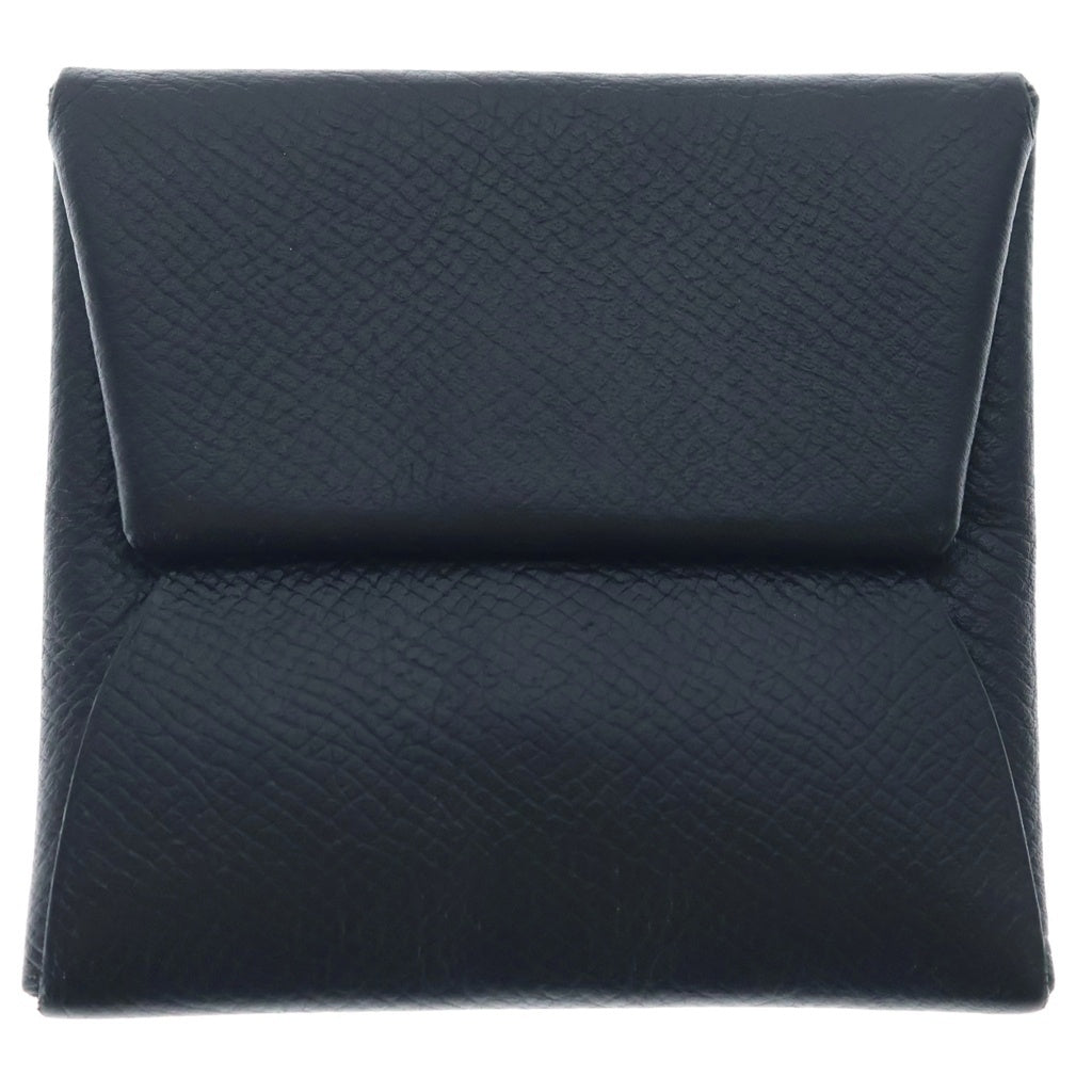 HERMES(エルメス) バスティア コインケース ヴォーエプソン レザー ブラック C刻印