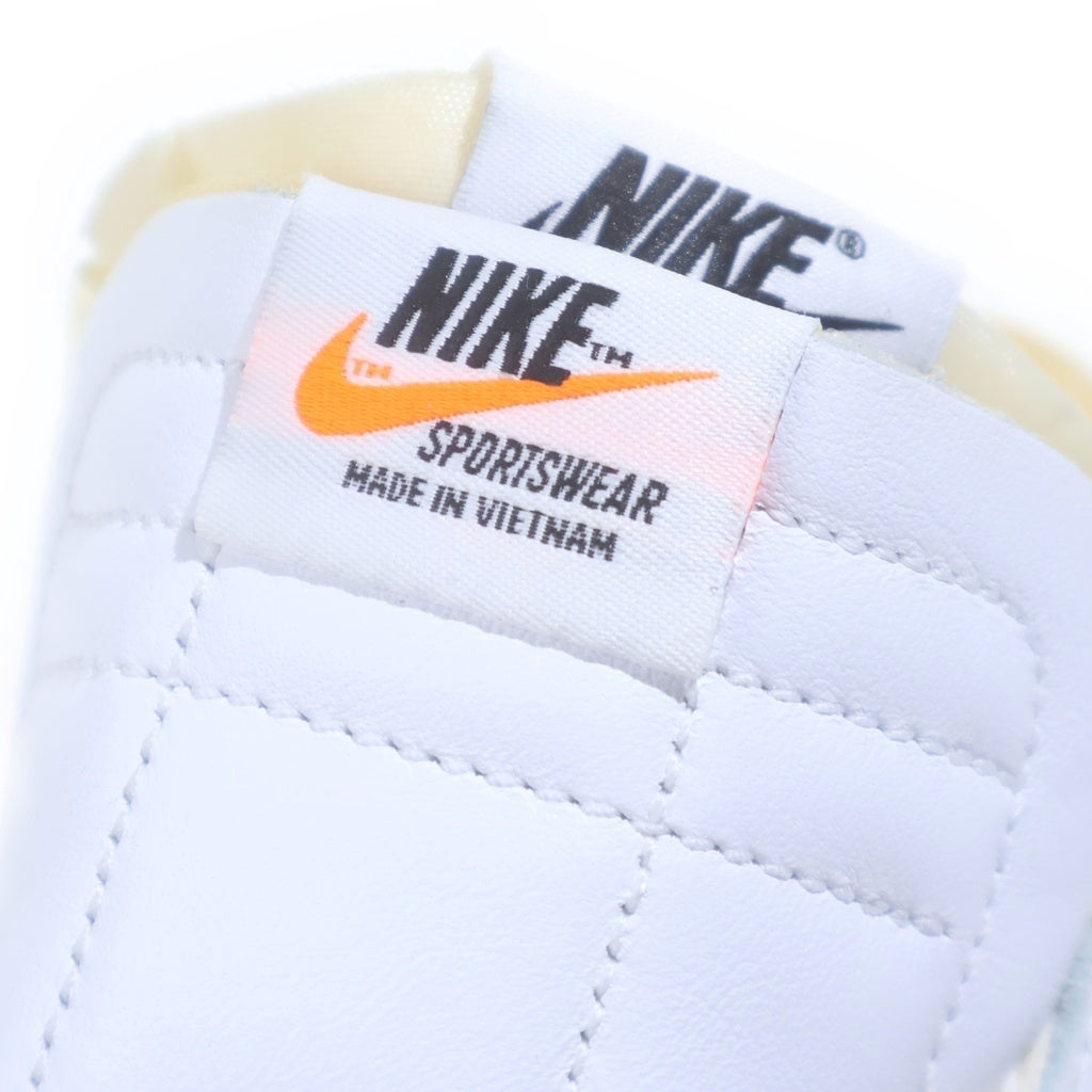 NIKE(ナイキ) ×sacai BLAZER LOW WHITE PATENT LEATHER サカイ ブレイザー パテント レザーローカットスニーカー ホワイト US9.5/27.5cm DM6443-100