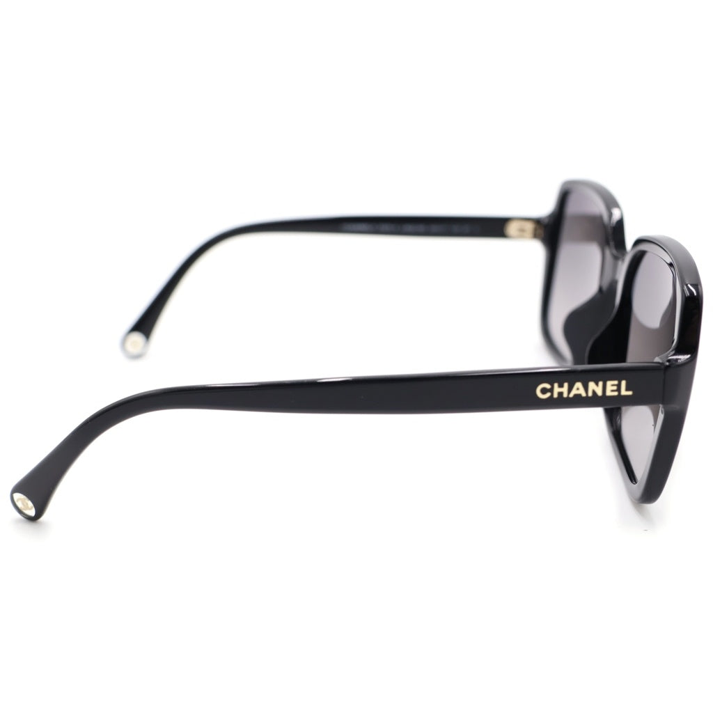 CHANEL(シャネル) POLARIZED サングラス スクエア型 ゴールドロゴ ブラック 5505-A レディース