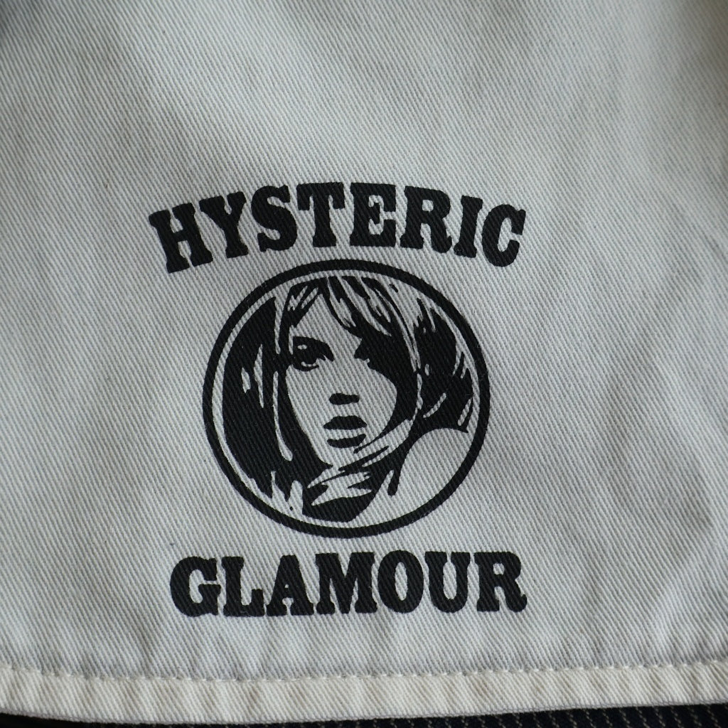 HYSTERIC GLAMOUR(ヒステリックグラマー) ペインターパンツ ワークパンツ ストライプ インディゴ 02261AP04