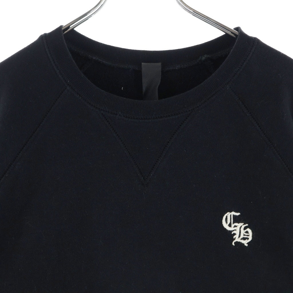 CHROME HEARTS(クロムハーツ) YNOT SLO RIDE SWEATSHIRT ワイノットスロースライド ロゴ刺繍スウェットトレーナー ブラック