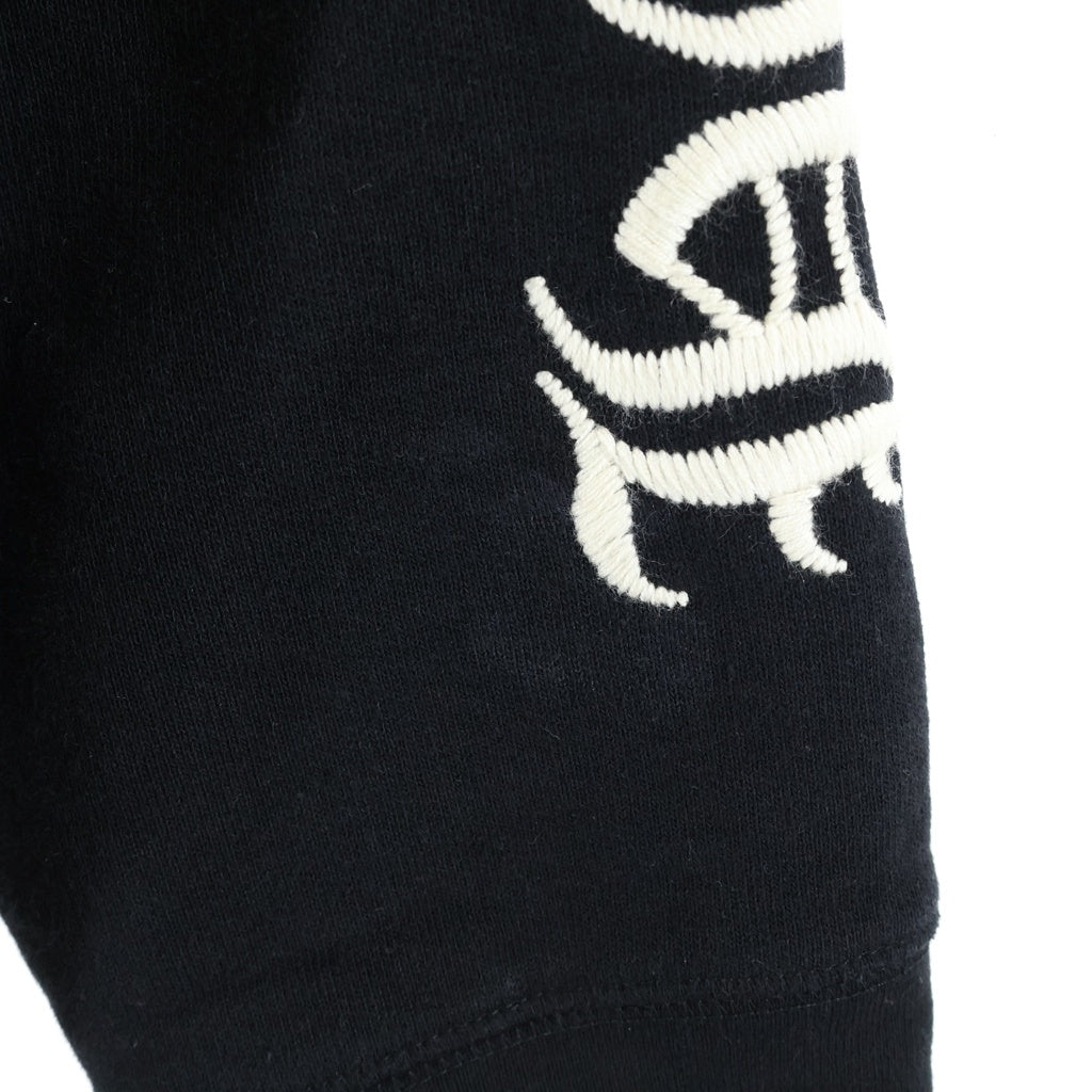 CHROME HEARTS(クロムハーツ) YNOT SLO RIDE SWEATSHIRT ワイノットスロースライド ロゴ刺繍スウェットトレーナー ブラック