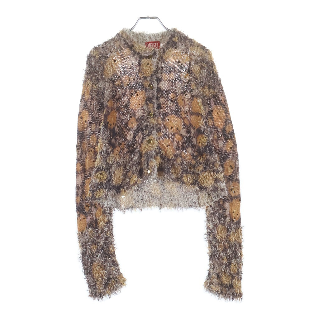 DIESEL(ディーゼル) M-LINNEA ビジューボタン ニットカーディガン マルチカラー A237000PLDG レディース