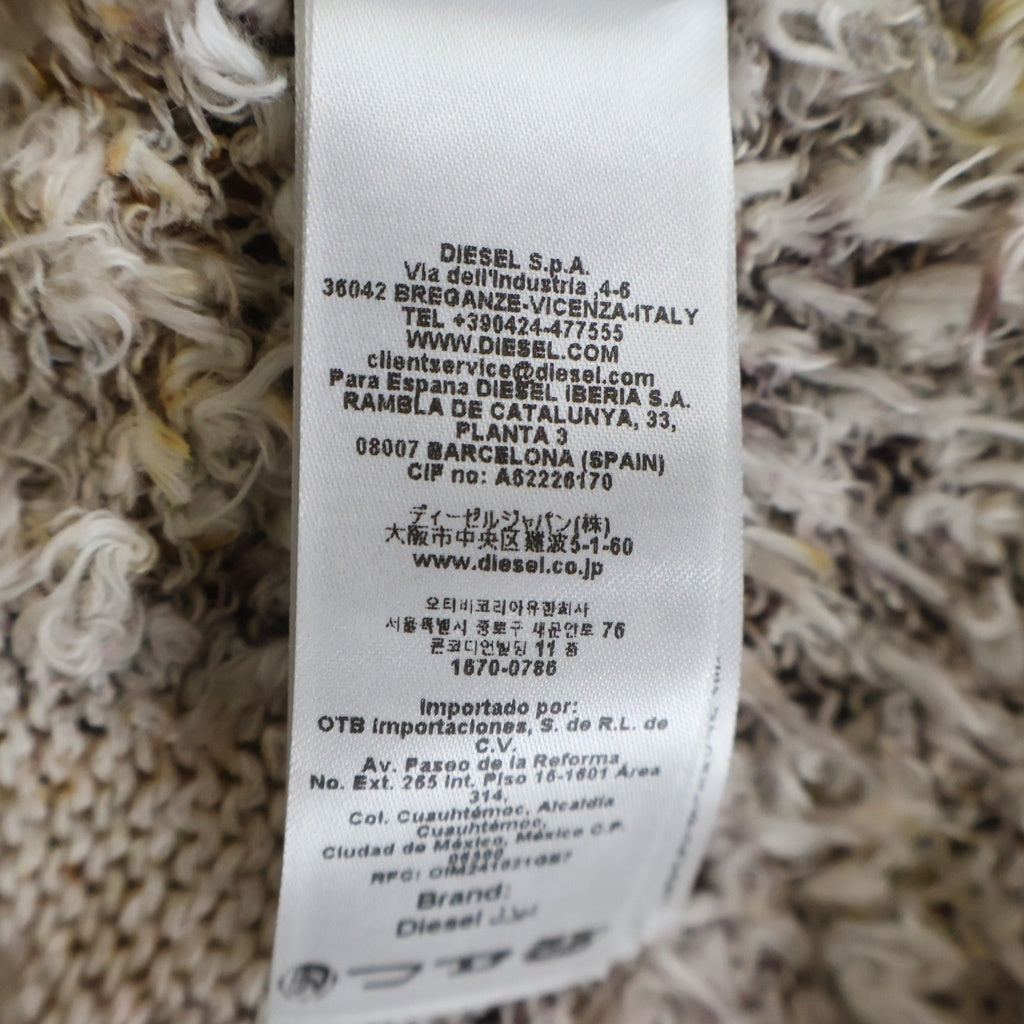 DIESEL(ディーゼル) M-LINNEA ビジューボタン ニットカーディガン マルチカラー A237000PLDG レディース