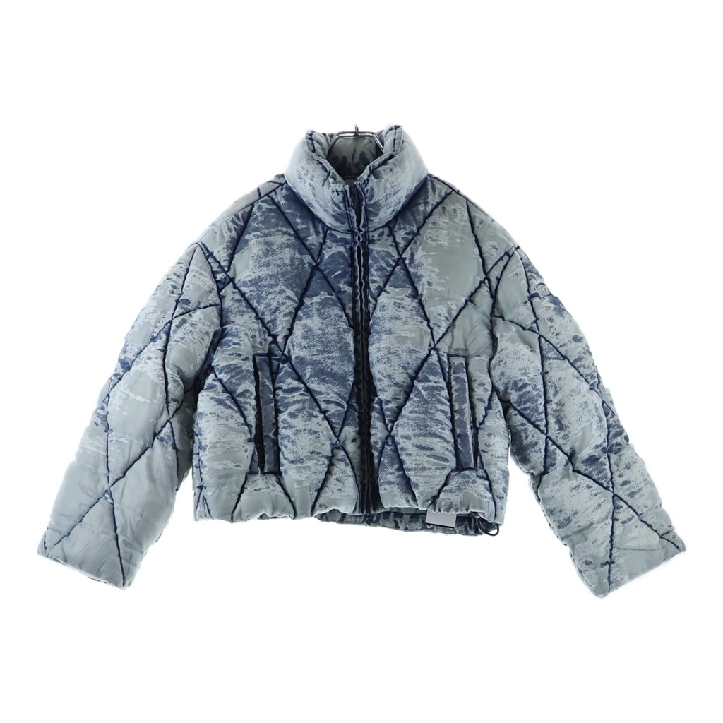 DIESEL(ディーゼル) W-HISTEL パファージャケット ダイヤキルティング 中綿ジャケット ブルー A19389