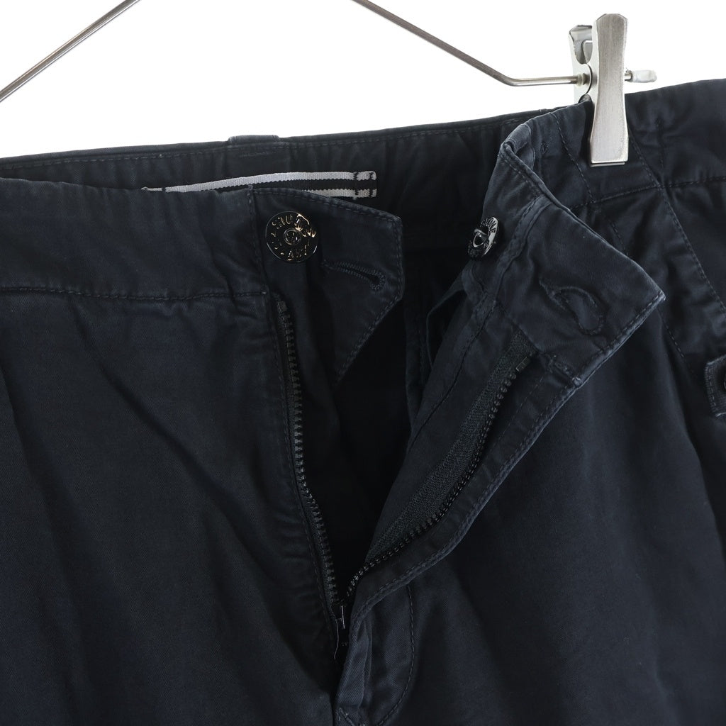 STONE ISLAND(ストーンアイランド) PANTALONE LOOSE ロゴワッペン付き カーゴパンツ ブラック K1S153100004S0004