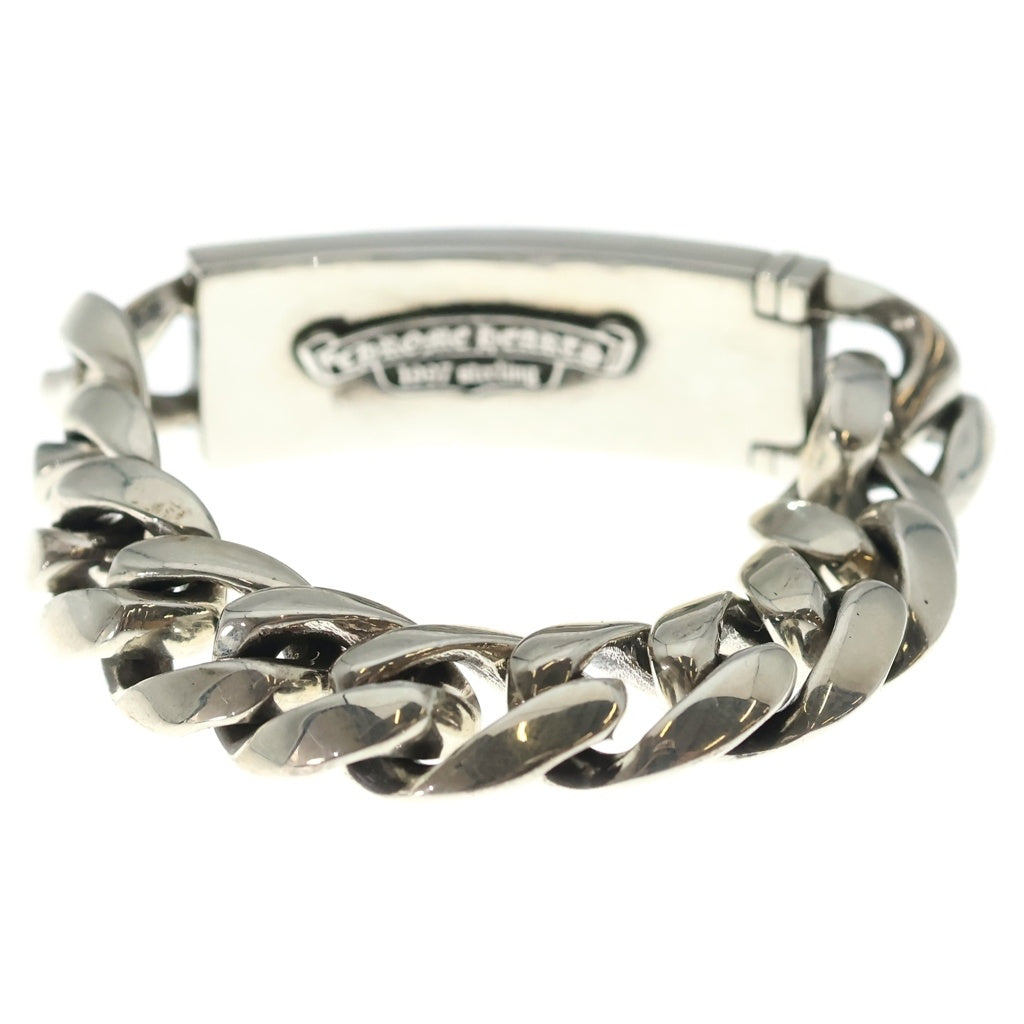 CHROME HEARTS(クロムハーツ) ID FLORAL CRS フローラルクロスIDクラシックリンク ブレスレット 11LINK シルバー BCA164