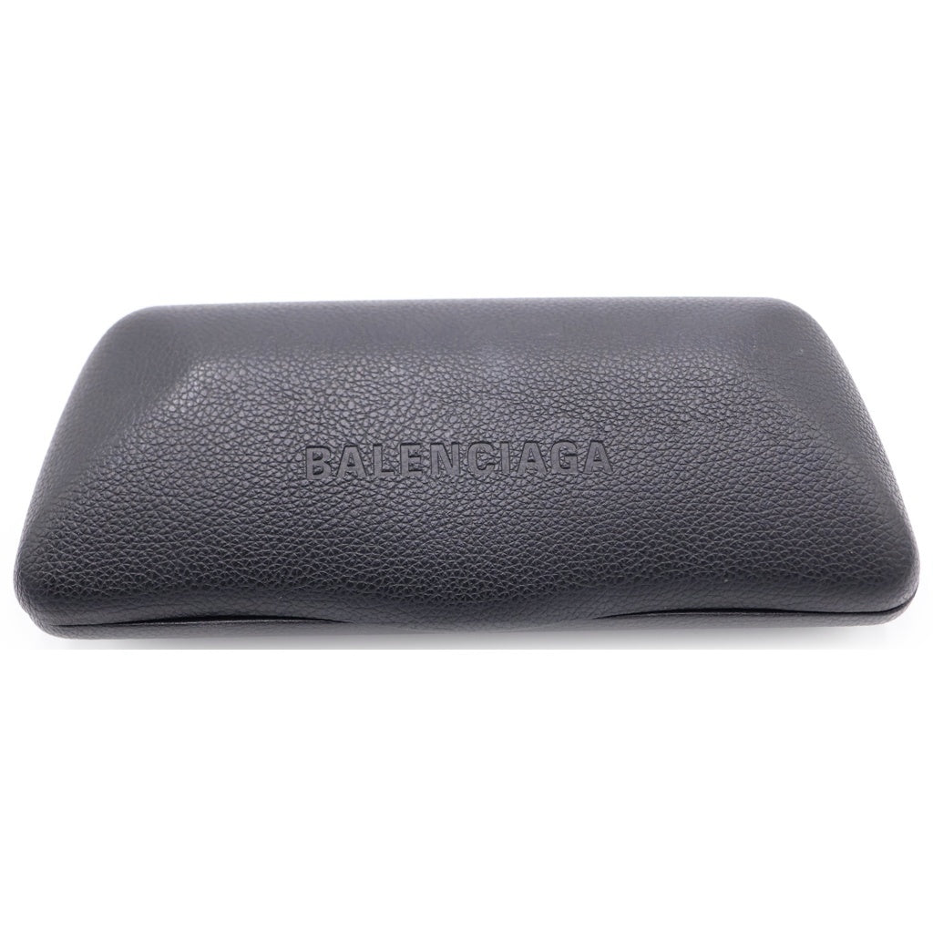 BALENCIAGA(バレンシアガ) メタルフレーム ロゴ入りレンズ サングラス シルバー BB0061SK