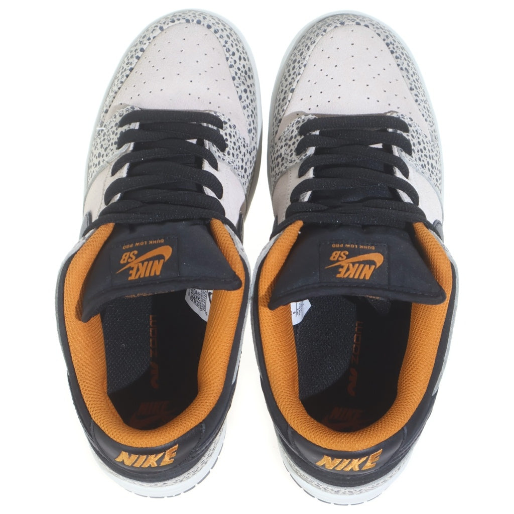 NIKE SB(ナイキエスビー) DUNK LOW PRO ダンクロー ローカットスニーカー サファリ シューズ ホワイト/グレー FZ1233-002 US9/27cm