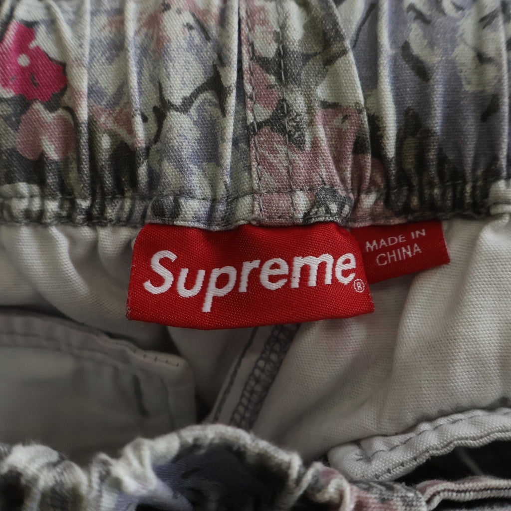 SUPREME(シュプリーム) 23SS Belted Trail Pant ベルト付 フラワー総柄 トレイルパンツ マルチカラー