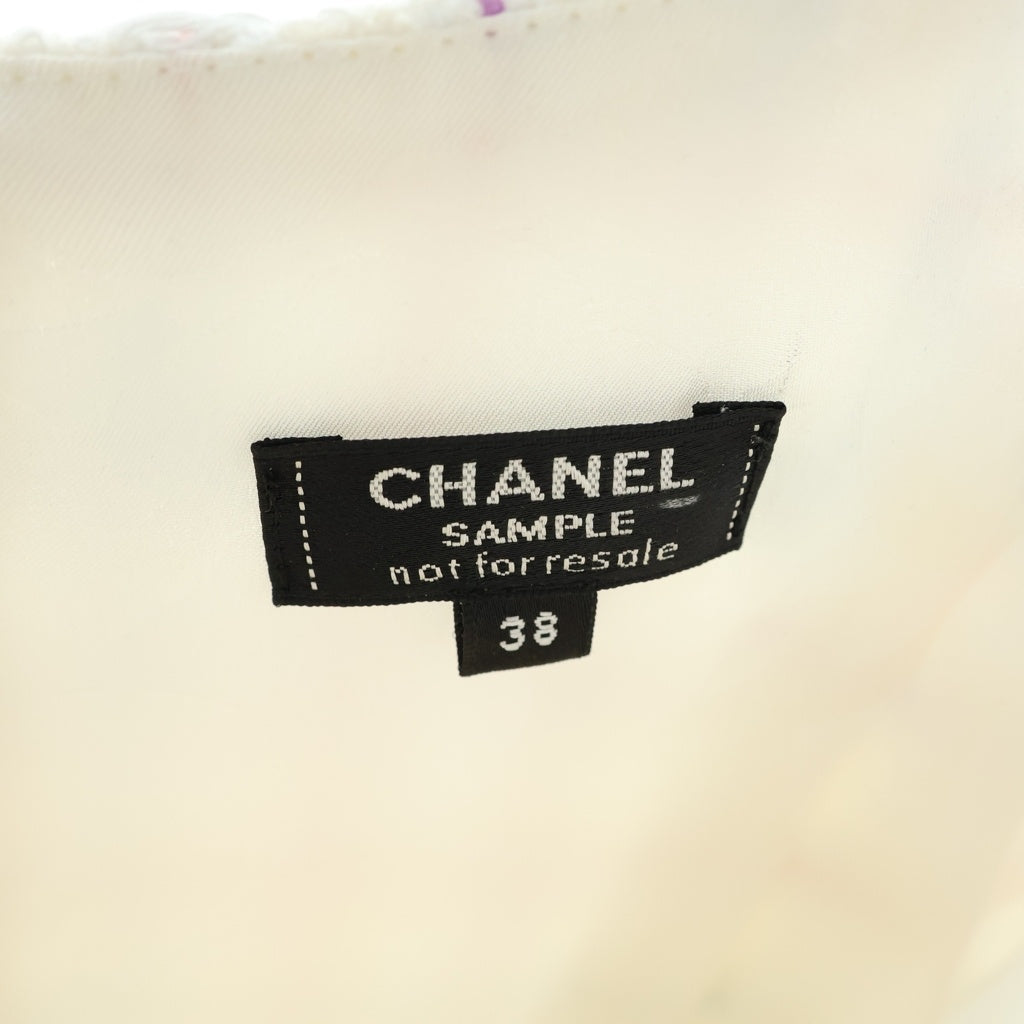 CHANEL(シャネル) ココマークボタン ツイード ワンピース ホワイト P72531V64182 レディース