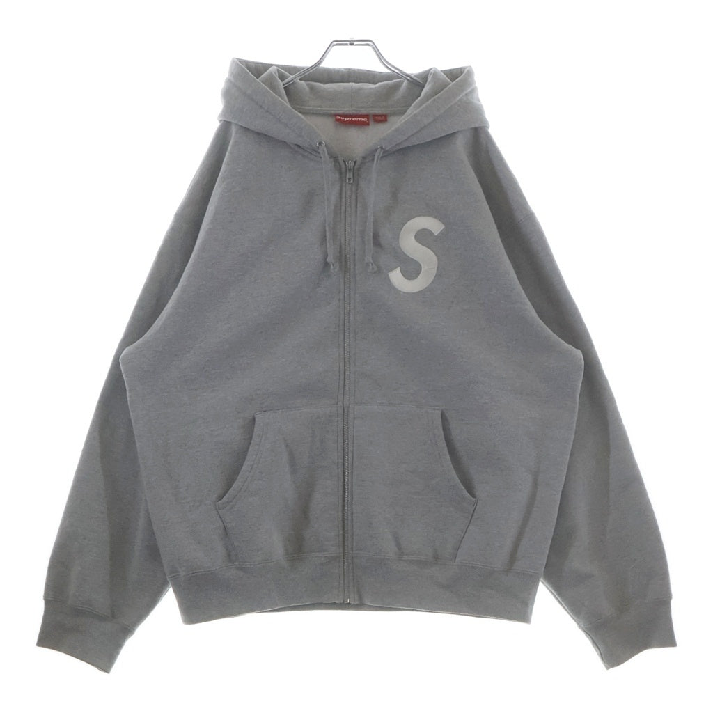 SUPREME(シュプリーム) 23AW S Logo Zip Up Hooded Sweatshirt エスロゴ ジップアップスウェットパーカー フーディー グレー