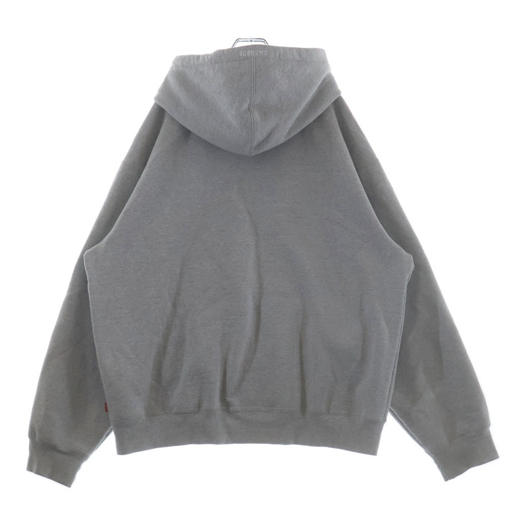 SUPREME(シュプリーム) 23AW S Logo Zip Up Hooded Sweatshirt エスロゴ ジップアップスウェットパーカー フーディー グレー