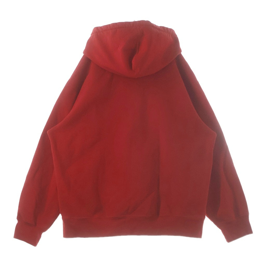 SUPREME(シュプリーム) 22AW Small Box Drawcord Zip Up Hooded Sweatshirt スモールボックスロゴ ドローコード付きジップアップパーカー レッド