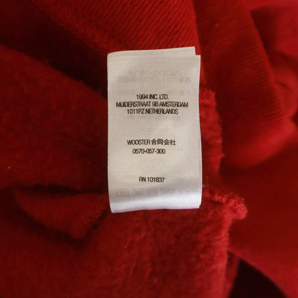 SUPREME(シュプリーム) 22AW Small Box Drawcord Zip Up Hooded Sweatshirt スモールボックスロゴ ドローコード付きジップアップパーカー レッド