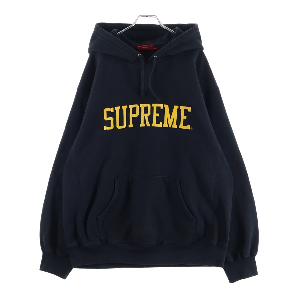 SUPREME(シュプリーム) 23AW Varsity Hooded Sweatshirt ヴァーシティフーデッド プルオーバーパーカー ブラック