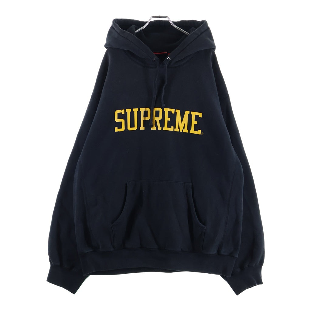 SUPREME(シュプリーム) 23AW Varsity Hooded Sweatshirt ヴァーシティフーデッド プルオーバーパーカー ブラック
