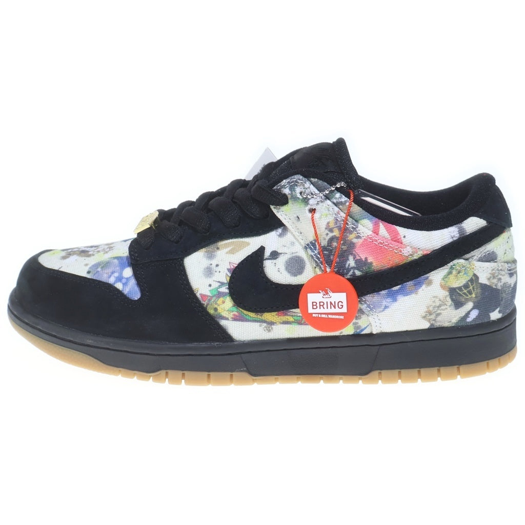 NIKE SB(ナイキエスビー) ×SUPREME RAMMELLZEE DUNK LOW FD8778-001 シュプリーム ラメルジー ダンク ローカットスニーカー US9.5/27.5cm ブラック/マルチ