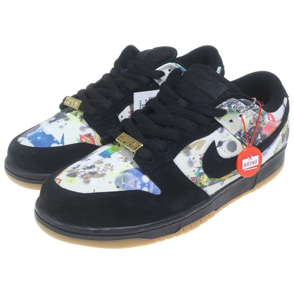 NIKE SB(ナイキエスビー) ×SUPREME RAMMELLZEE DUNK LOW FD8778-001 シュプリーム ラメルジー ダンク ローカットスニーカー US9.5/27.5cm ブラック/マルチ