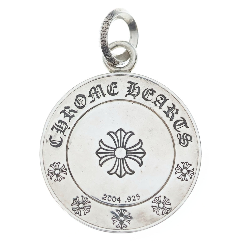 CHROME HEARTS(クロムハーツ) ANGL MDL LG ラージエンジェルメダル ペンダント ネックレストップ シルバー