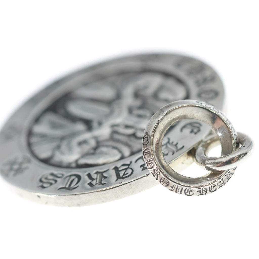 CHROME HEARTS(クロムハーツ) ANGL MDL LG ラージエンジェルメダル ペンダント ネックレストップ シルバー