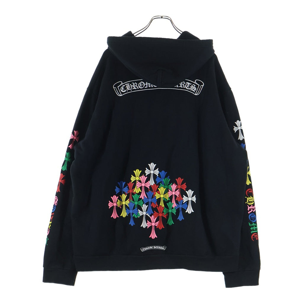 CHROME HEARTS(クロムハーツ) MLTCOL CEM CRS HD PLVR マルチカラーセメタリークロスプルオーバーパーカー ブラック