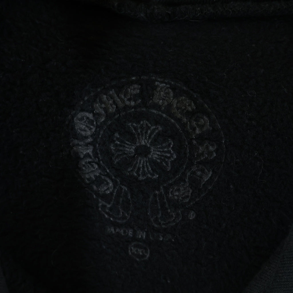 CHROME HEARTS(クロムハーツ) ×MATTY BOY CHOMPER SWTSHRT HD PLVR ×マッティボーイ チョンパー ホースシューフーディ プルオーバースウェットパーカー ブラック