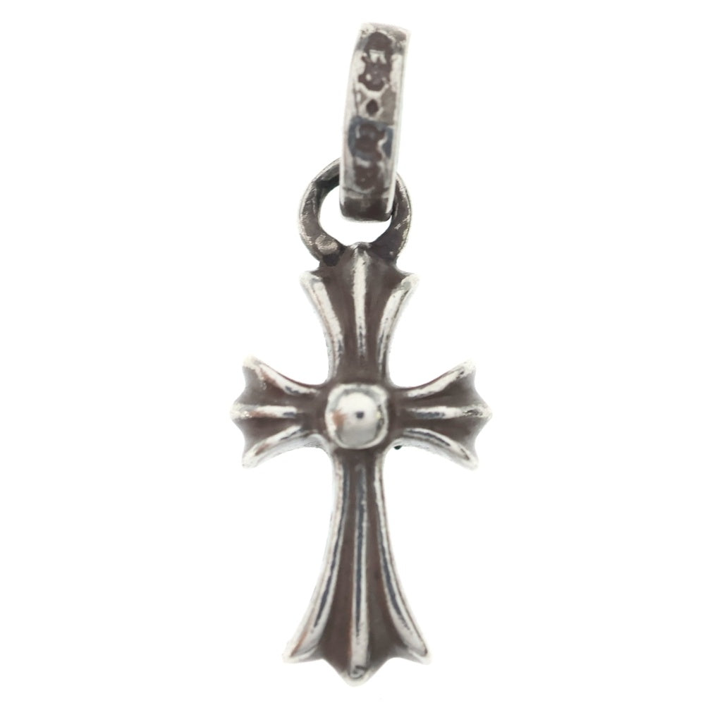 CHROME HEARTS(クロムハーツ) CRS BBYFAT P RBY ベイビーファットクロス PAVEルビー ペンダントトップ シルバー BCA235