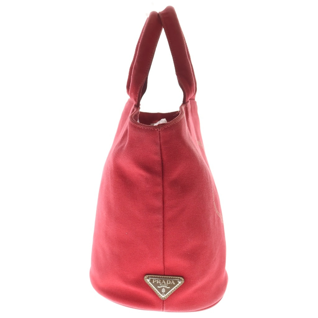 PRADA(プラダ) ハンドバッグ カナパ キャンバス レッド レディース 1BG186