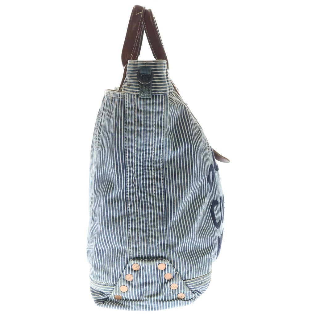 RRL(ダブルアールエル) Murphy Hickory Striped Tote マーフィーヒッコリー ストライプトート インディゴ