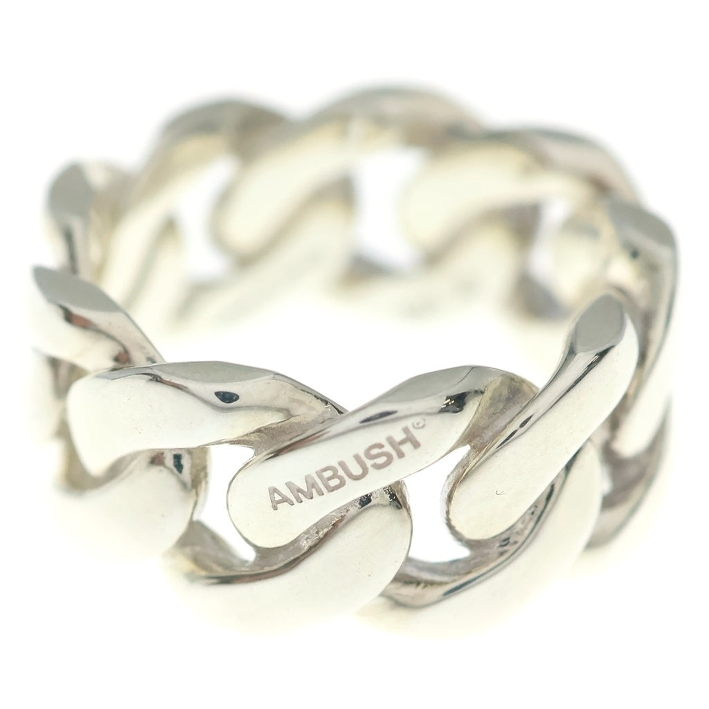 AMBUSH(アンブッシュ) CHAIN RING チェーンリンク リング シルバー