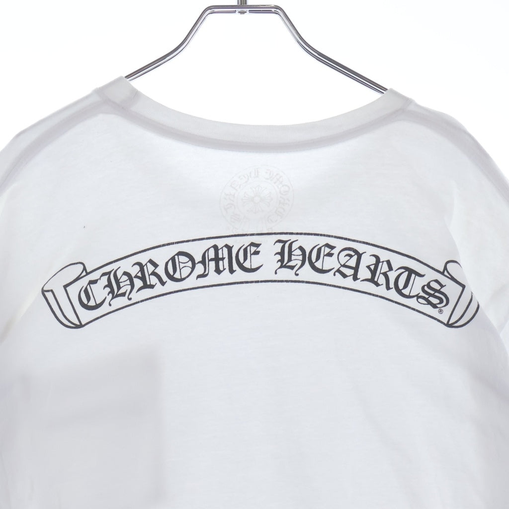 CHROME HEARTS(クロムハーツ) MLTCOL CEM CRS TEE マルチセメタリークロスプリント クルーネック半袖Tシャツ ショートスリーブカットソー ホワイト