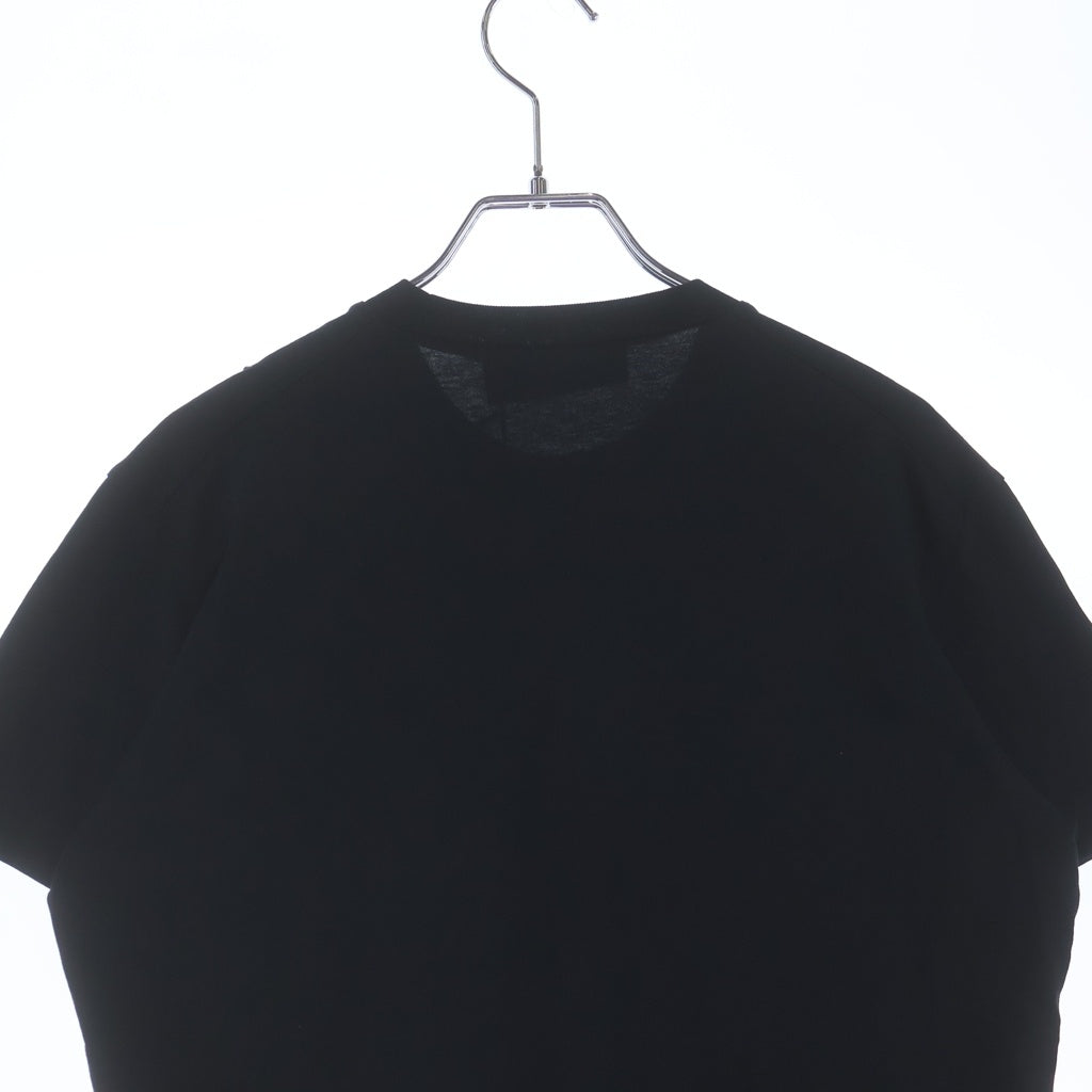 DSQUARED2(ディースクエアード) フロントロゴ ラインストーン クルーネック 半袖Tシャツ ブラック S75GD0502