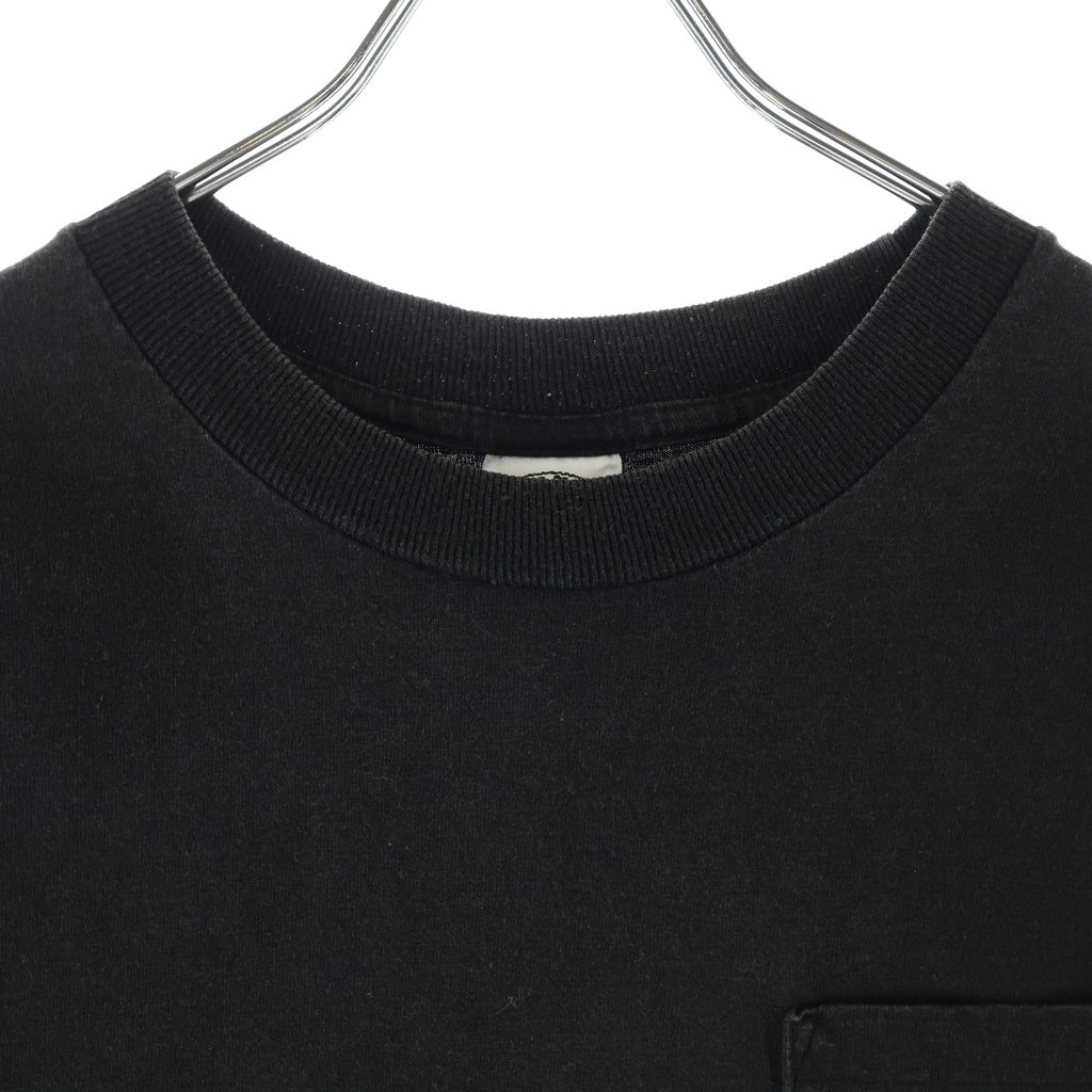 CHROME HEARTS(クロムハーツ) OLD バックホースシュー CHプラスポケット 半袖 クルーネック Tシャツ カットソー ブラック/イエロー