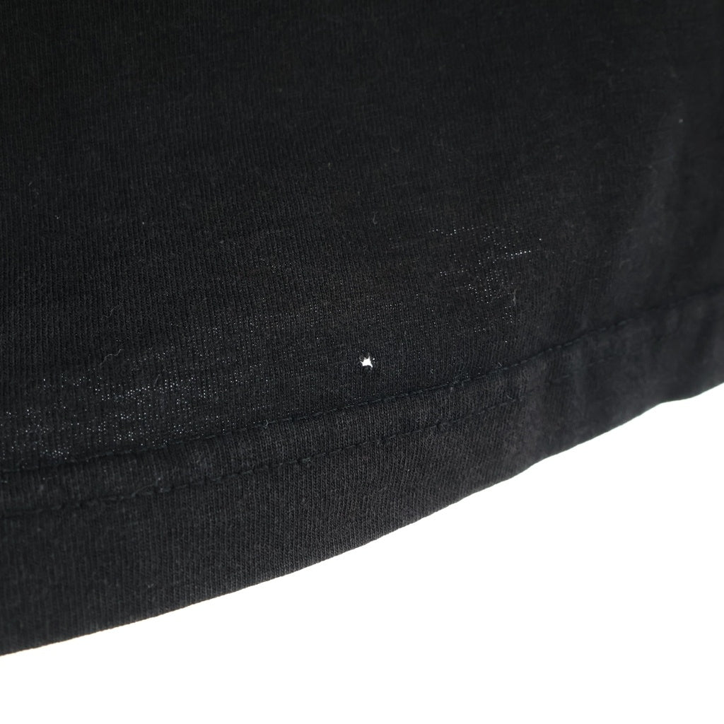 CHROME HEARTS(クロムハーツ) OLD バックホースシュー CHプラスポケット 半袖 クルーネック Tシャツ カットソー ブラック/イエロー