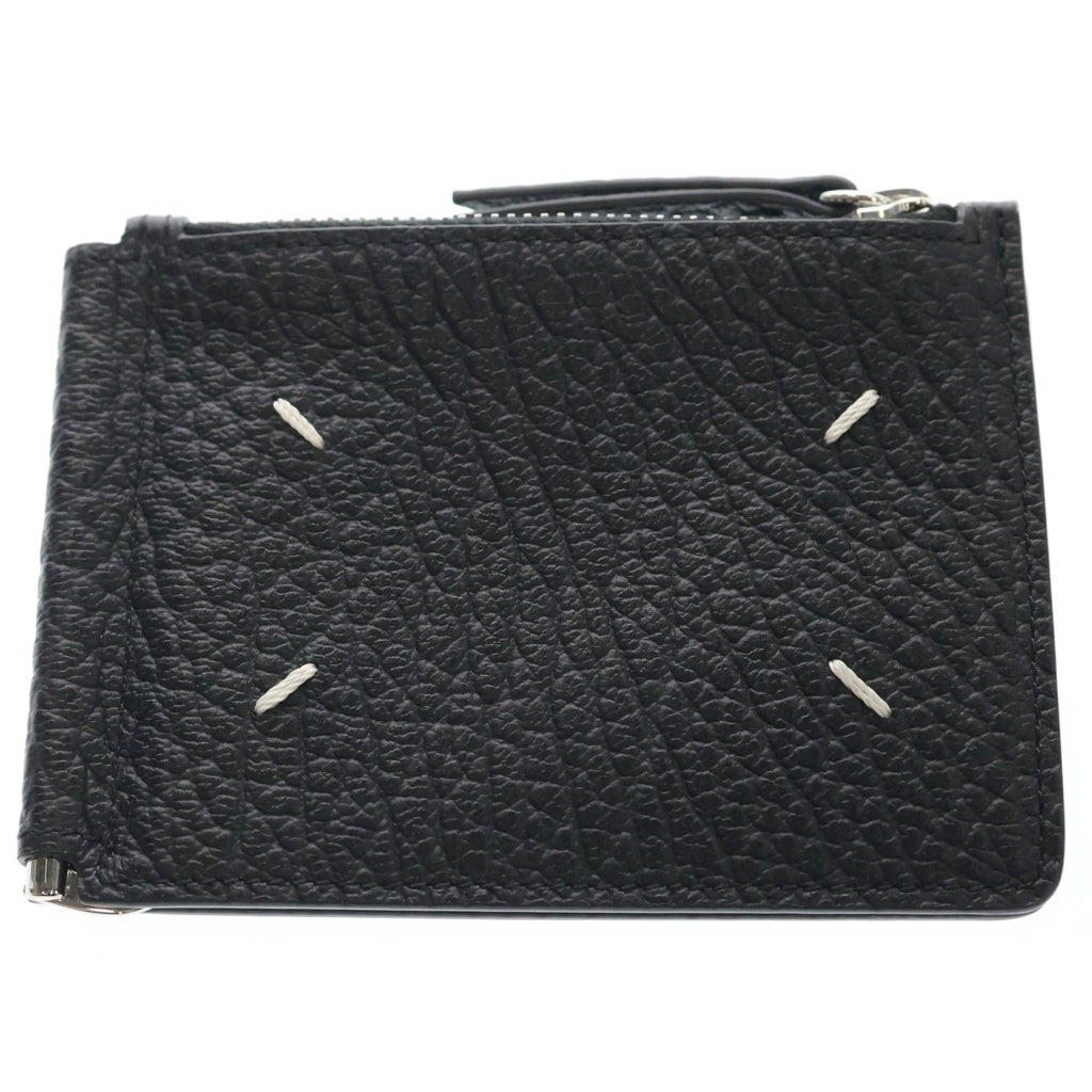 Maison Margiela(メゾンマルジェラ) WALLET SLIM 2 PINCER マネークリップ レザー ブラック SA1UI0022 P4455